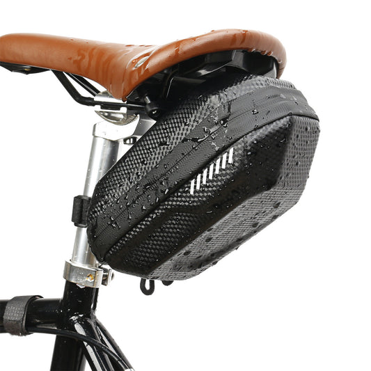Bike Saddle Bag Waterproof Hardshell Durable Bicycle Storage Pouch