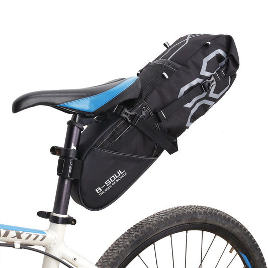 Bike Saddle Bag Waterproof Large Capacity Spacious Cycling Storage Pouch 12L
