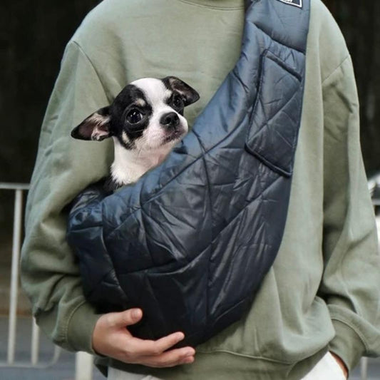 Mii™ Paw Warmer Small Cat & Dog Chest Carrier Bag For Bike