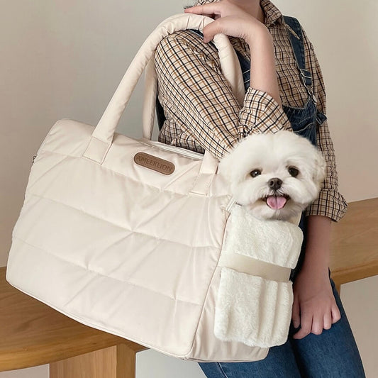 Mii™ Elegant Embrace Small Cat & Dog Carrier Bag